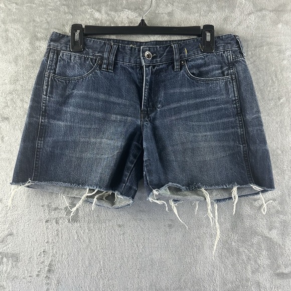 Madewell Pants - Madewell Jean Shorts Women's 28 Denim Blue Cutoff